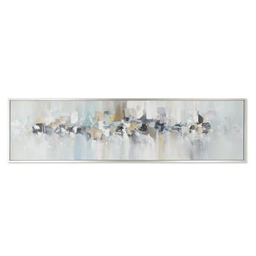 Kép absztrakt kézzel festett vászon, hungarocell, kézzelfestett 220,5x3,8x60 cm színes