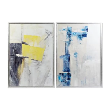 Kép absztrakt üveg, hungarocell 70x3x100 cm színes 2 féle