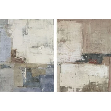 Kép absztrakt vászon, fenyő, kézzelfestett 90x2,4x120 cm színes 2 féle