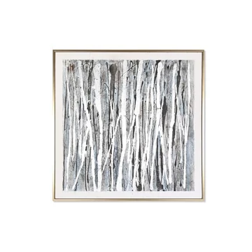 Kép absztrakt vászon, hungarocell 131x3,8x131 cm színes