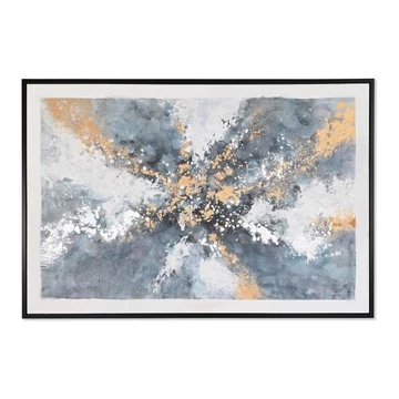 Kép absztrakt vászon, hungarocell 156x3,8x106 cm színes