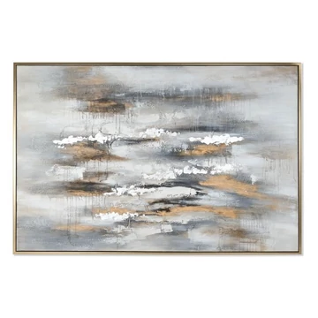 Kép absztrakt vászon, hungarocell 187x3,8x126 cm színes