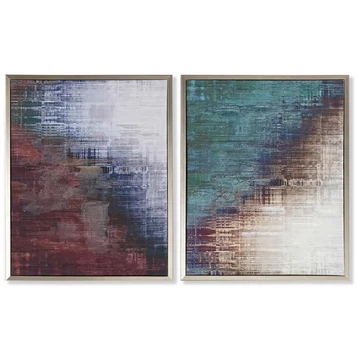 Kép absztrakt vászon, hungarocell 43x2,5x53 cm színes 2 féle