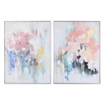 Kép absztrakt vászon, hungarocell 60x3,5x80 cm színes 2 féle