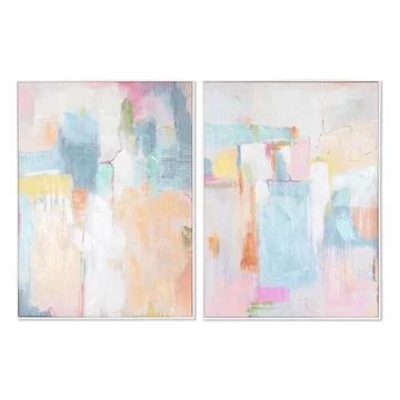 Kép absztrakt vászon, hungarocell 60x3,5x80 cm színes 2 féle