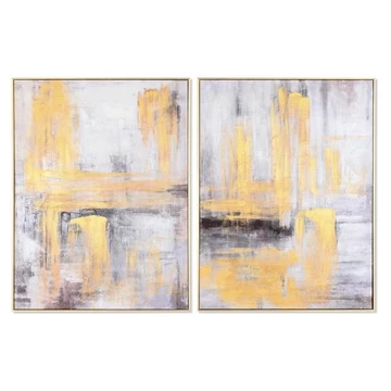 Kép absztrakt vászon, hungarocell 60x3,5x80 cm színes 2 féle