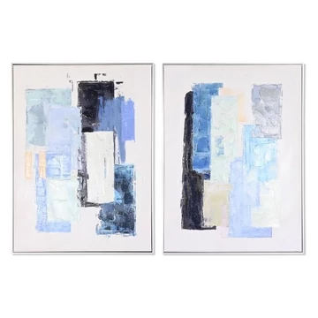 Kép absztrakt vászon, hungarocell 60x3,5x80 cm színes 2 féle