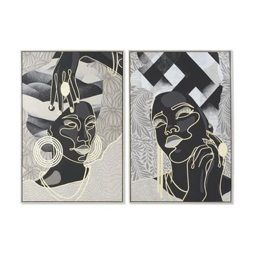 Kép afrikai hungarocell, vászon 84x4,5x123 cm színes 2 féle