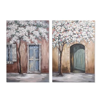Kép ajtó vászon, mdf 80x2,8x120 cm színes 2 féle