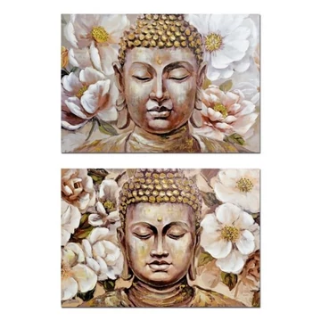 Kép Buddha vászon, mdf 100x3x70 cm színes 2 féle