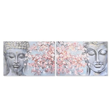 Kép Buddha vászon, mdf 120x2,8x80 cm színes 2 féle