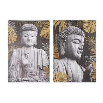 Kép Buddha vászon, mdf 60x2,3x90 cm színes 2 féle