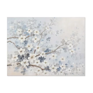 Kép cseresznye kézzel festett vászon, fenyő, kézzelfestett 120x3,7x90 cm színes