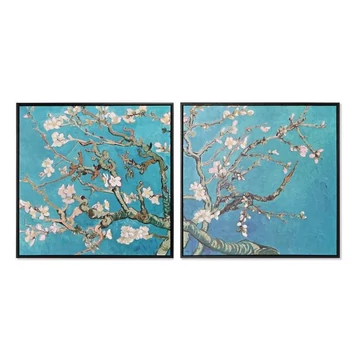 Kép fa vászon, hungarocell 60x2,5x60 cm színes 2 féle