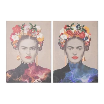 Kép Frida vászon, mdf 50x1,8x70 cm színes 2 féle