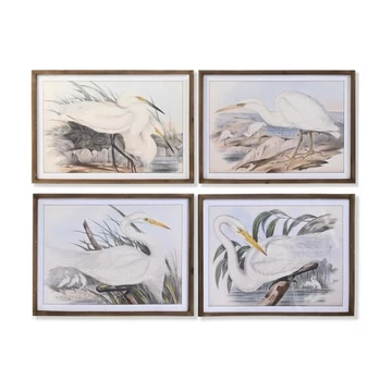 Kép gémek üveg, lucfenyő 70x2x50 cm barna, szürke 4 féle