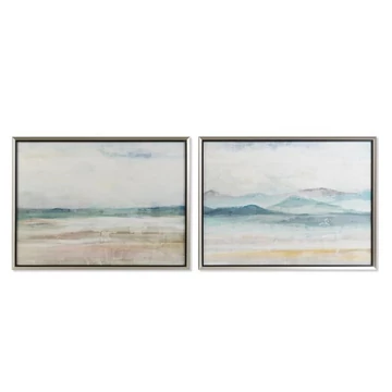 Kép hegyek üveg, hungarocell 80x3,5x60 cm színes 2 féle