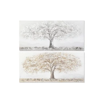 Kép kézzel festett vászon, mdf, akril, kézzelfestett 150x3,5x70 cm arany, ezüst 2 féle