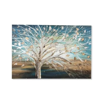 Kép kézzel festett vászon, mdf, kézzelfestett 150x4x100 cm színes