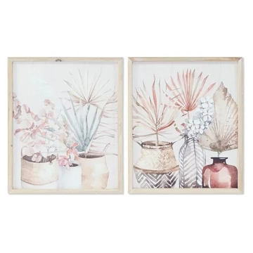 Kép kézzel festett vázák mdf, kézzelfestett 39x2x48 cm színes 2 féle