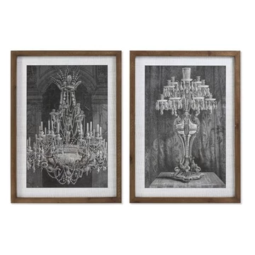 Kép lámpa üveg, lucfenyő 50x2x70 cm fekete, fehér 2 féle