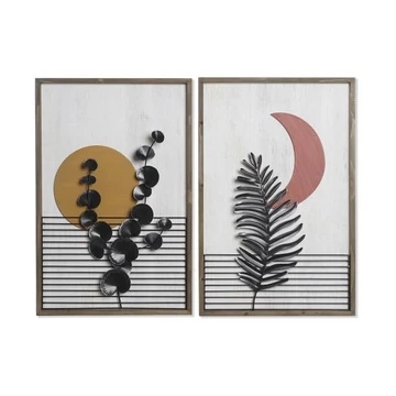 Kép leveles hold mdf, fém 51x3x76,5 cm színes 2 féle