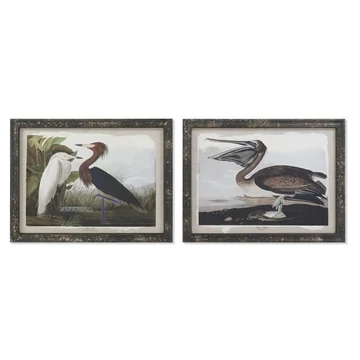 Kép madár fa, vászon 90x2x68 cm színes 2 féle