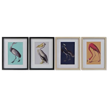 Kép madarak keretes hungarocell 35x2x45 cm színes 4 féle