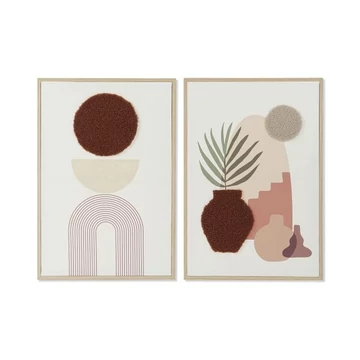 Kép mdf, vászon 40x3x60 cm színes 2 féle