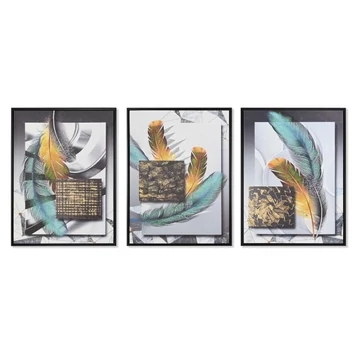 Kép modern vászon, hungarocell 53x3,5x73 cm színes 3 féle