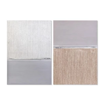 Kép modern vászon, mdf 60x2x90 cm szürke, bézs 2 féle