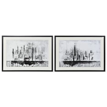 Kép New York üveg, hungarocell 84x3x60 cm fekete, szürke 2 féle