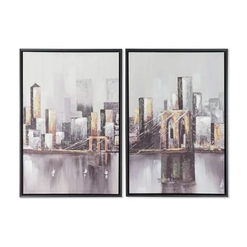 Kép New York vászon, hungarocell 43x3,5x63 cm színes 2 féle
