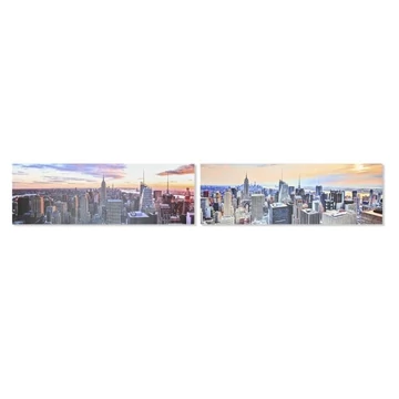 Kép New York vászon, mdf 120x2,3x40 cm színes 2 féle