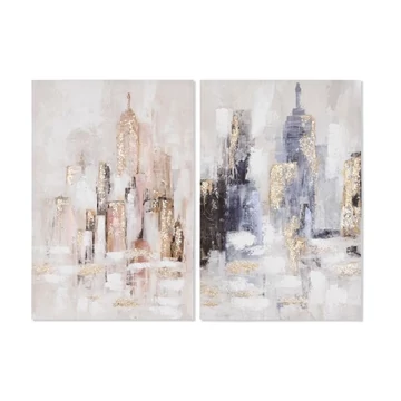 Kép New York vászon, mdf 60x3x90 cm színes 2 féle