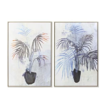 Kép növény keretes hungarocell, vászon 83x4,5x123 cm színes 2 féle