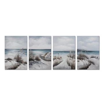 Kép strand vászon, mdf 75x2,8x115 cm színes 4 féle