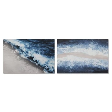 Kép strand vászon, mdf, kézzelfestett 120x2,8x80 cm színes 2 féle