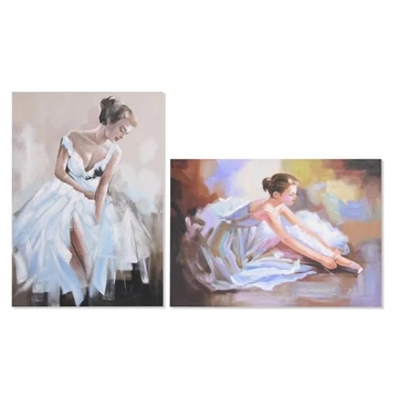 Kép táncos vászon, mdf 70x2,8x100 cm színes 2 féle S/2