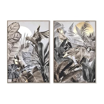 Kép trópusi hungarocell, vászon 83x4,5x123 cm színes 2 féle