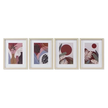 Kép trópusi keretes hungarocell 35x2x45 cm színes 4 féle