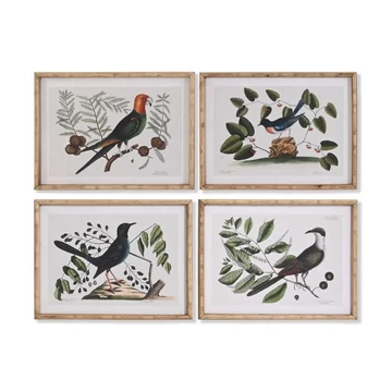 Kép üveg, bambusz 65x16,5x50,2 cm színes 4 féle