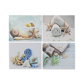 Kép vászon, mdf 50x1,8x40 cm színes 4 féle