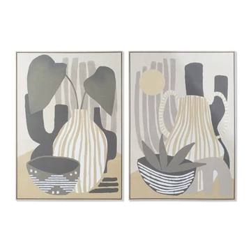 Kép váza hungarocell, vászon 104x4,5x143,5 cm bézs, színes 2 féle