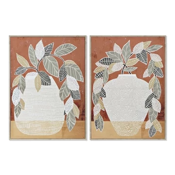 Kép váza hungarocell, vászon 52x2,7x72 cm színes 2 féle