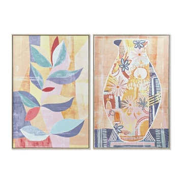 Kép váza hungarocell, vászon 83x4,5x123 cm színes 2 féle