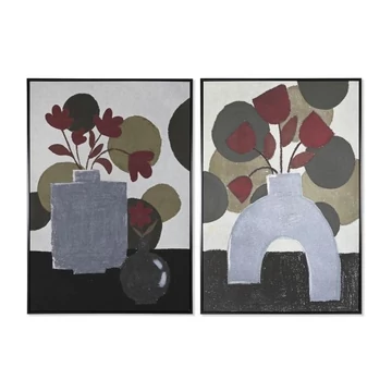 Kép váza hungarocell, vászon 83x4,5x123 cm színes 2 féle