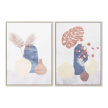 Kép vázák hungarocell, vászon 53x4,5x73 cm színes 2 féle