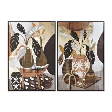 Kép vázák hungarocell, vászon 83x4,5x123 cm színes 2 féle