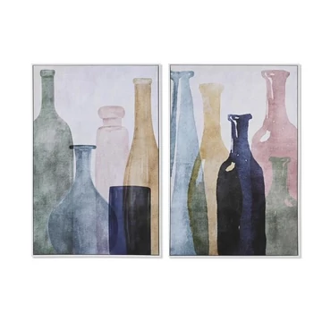 Kép vázák hungarocell, vászon 83x4,5x123 cm színes 2 féle